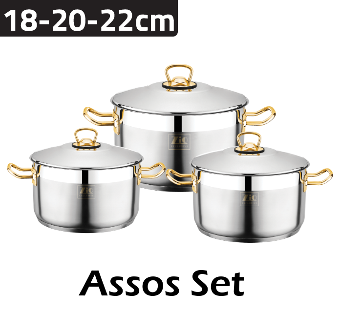 ZCS-1200 SS Casserole Set