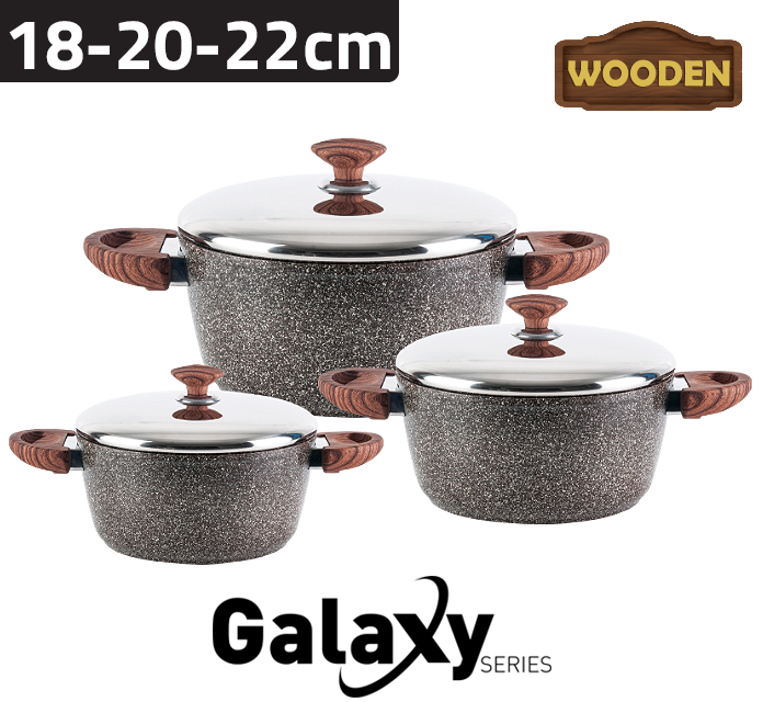 ZCS-4922 Aluminium Casserole Set