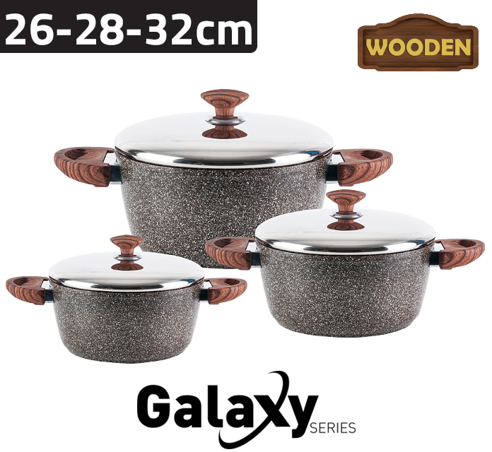 ZCS-4932 Aluminium Casserole Set