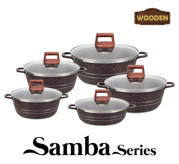ZCS-7105 Aluminium Casserole Set