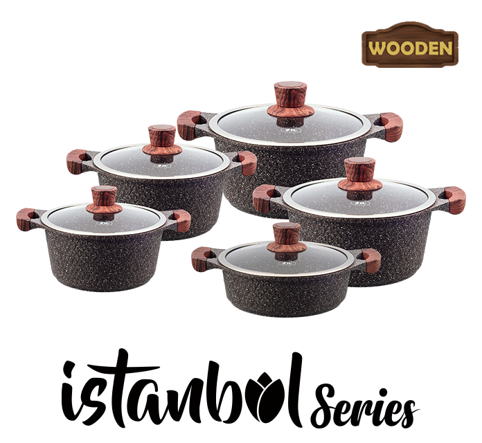 ZCS-7120 Aluminium Casserole Set