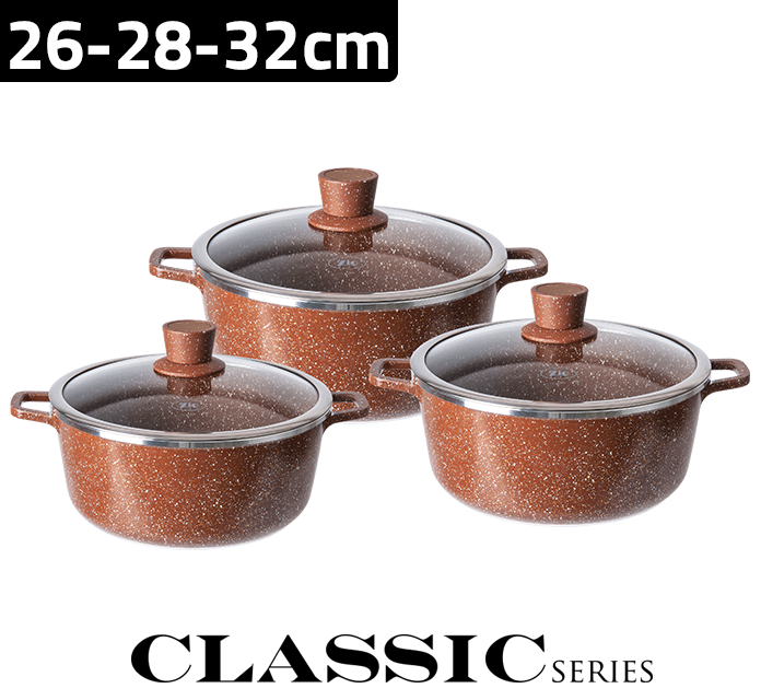 ZCS-8100 Aluminium Casserole Set
