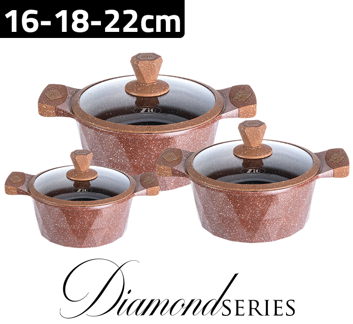 ZCS-8150 Aluminium Casserole Set