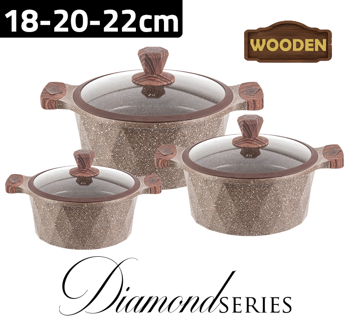 ZCS-8170 Aluminium Casserole Set