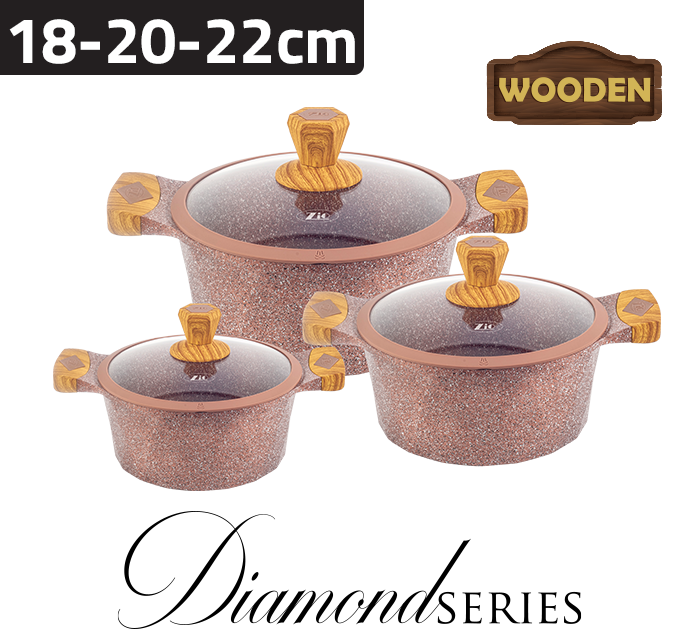 ZCS-8180 Aluminium Casserole Set