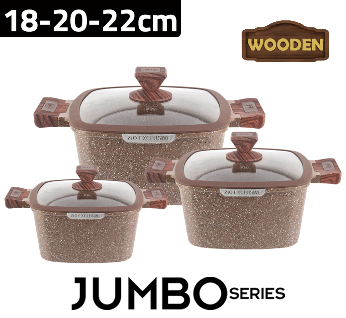 ZCS-8350 Aluminium Casserole Set