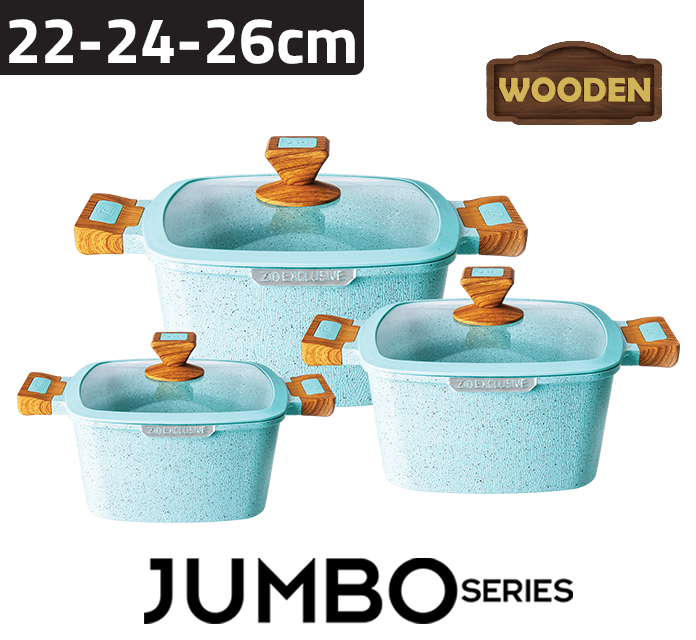 ZCS-8380 Aluminium Casserole Set