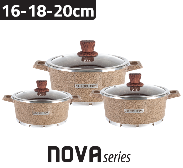 ZCS-8400 Aluminium Casserole Set