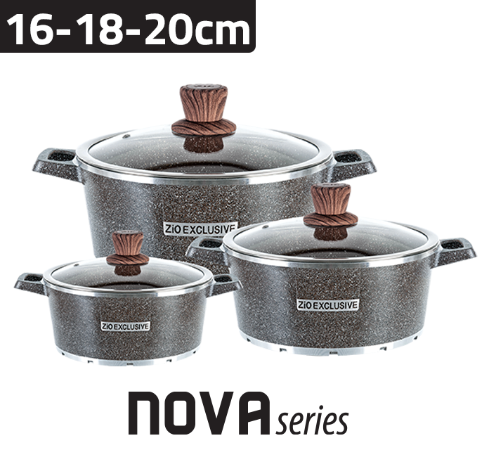 ZCS-8410 Aluminium Casserole Set