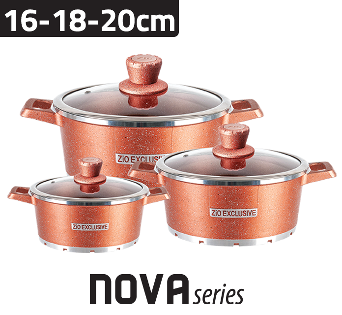 ZCS-8420 Aluminium Casserole Set